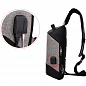 РЮКЗАК – Сумка Cross body PROFFI TRAVEL  для документов с USB портом и внешним карманом на молнии с обратной стороны и дополнительный карман на с молнией на лямке. PH11048